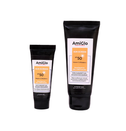 SUNSCREEN FOR OILY SKIN | Vitamin-C & Blueberry